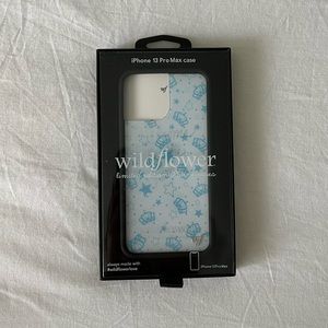 SOLD – Wildflower Case blue royalty phone case for iPhone 13 Pro Max